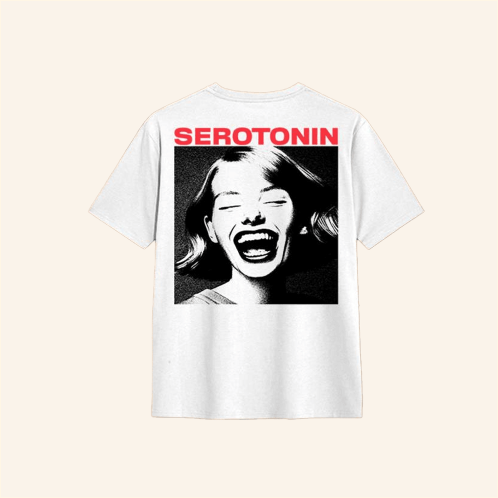 Joris Voorn Serotonin Print T-Shirt Joris Voorn Merch White Birthday Gifts For Boyfriend