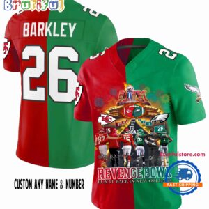 Kansas City Chiefs vs Philadelphia Eagles 2025 Revenge Bowl LIX Football Jersey