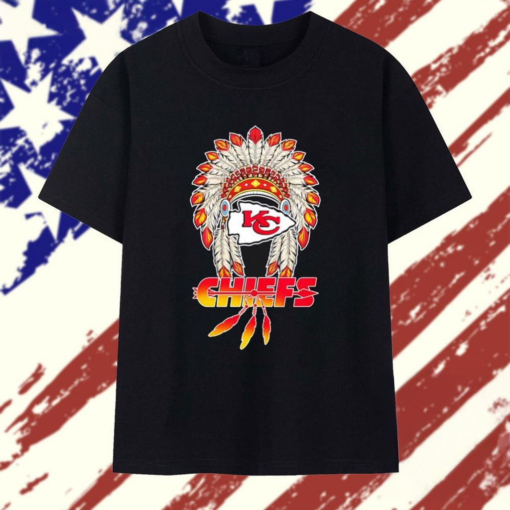 Kansas City Chiefs X Native American 2025 Baseball T-Shirt Chiefs Merch Gifts For Father