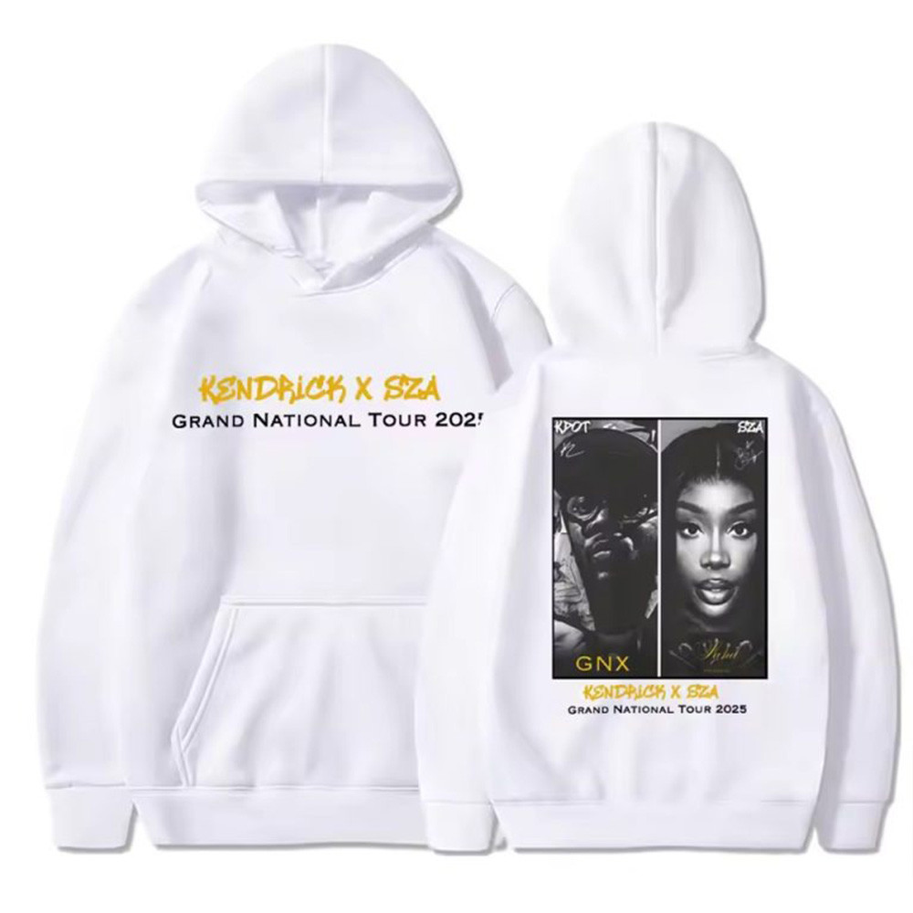 Kendrick And SZA Merch Kendrick Lamar SZA Grand National Tour 2025 Hoodie Gifts For Fans
