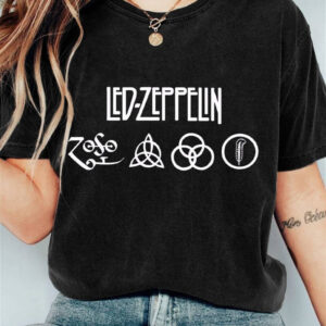 Ledzeppelin Shirt Apparel Rock Music Best Gifts For Led Zeppelin Lovers Fans