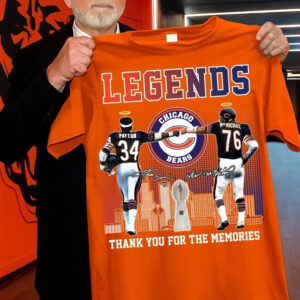 Legends Payton McMichael Chicago Bears T-Shirt Thank You For The Memories Gifts For Fans