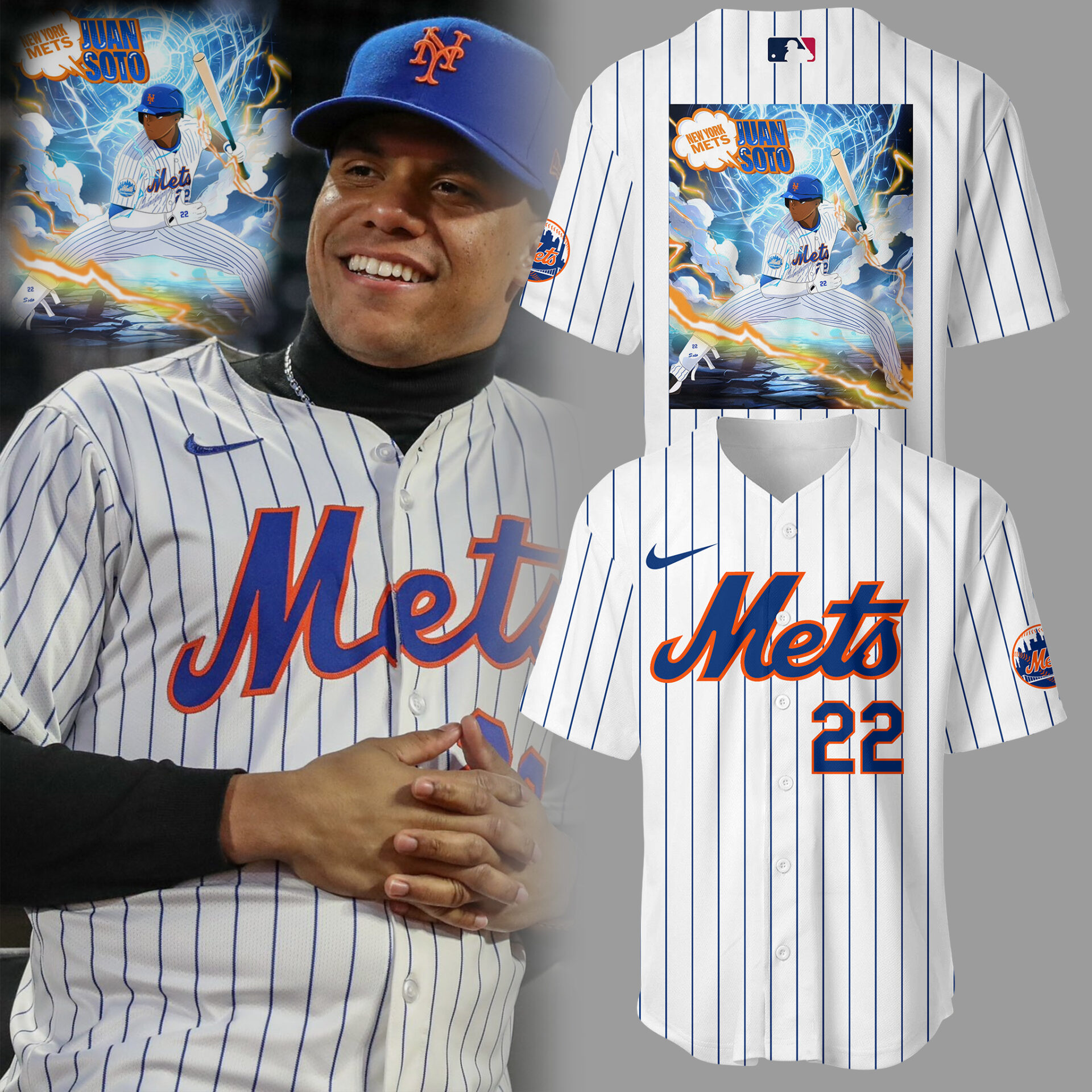 New York Mets Soto Jersey Unique Baseball Gifts - XL