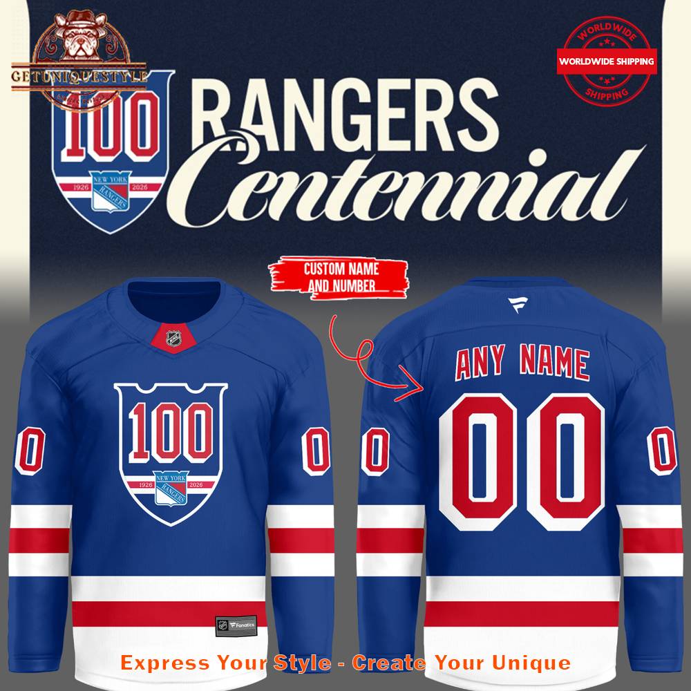 New York Rangers Centennial Year Hockey Jersey