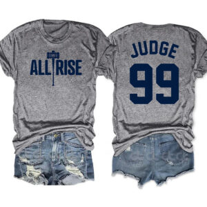 New York Yankees Aaron Judge 99 All Rise T-Shirt Womens Gifts For Yankees Fans