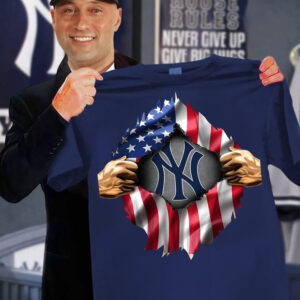 NY New York Yankees Inside American Flag 4Th Of July Shirt Patriotic Gifts For Yankees Fans