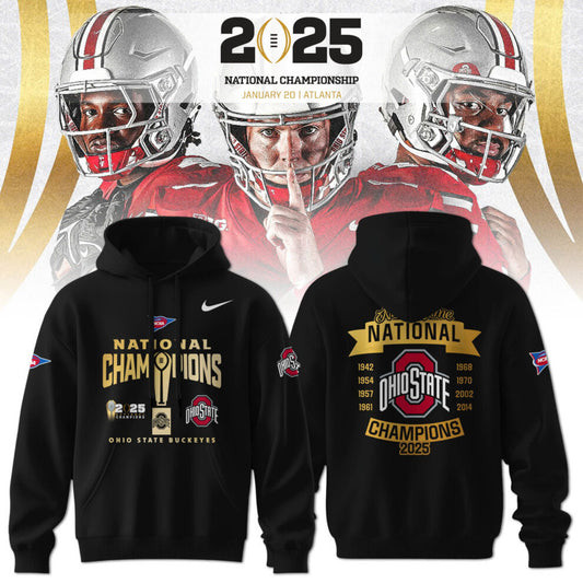 Ohio State Buckeyes NCAA National Champions Hoodie Presents For Boyfriend