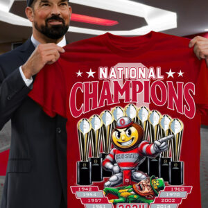 Ohio State National Champions Shirt 2025 OSU Ohio State Buckeyes Championship T-Shirt Merch