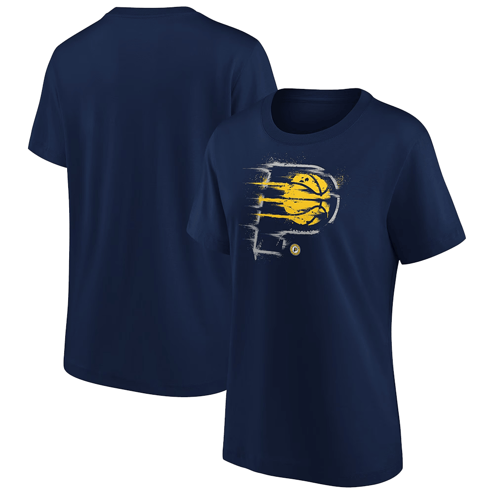 Pacers NBA Finals Merch Indiana Pacers Splatter Graphic T-Shirt Stepdad Gifts For Father's Day