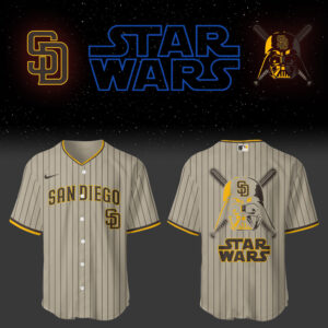 Padres Baseball 2025 Limited "Padres x Star Wars" Jersey Gifts For Baseball Lovers