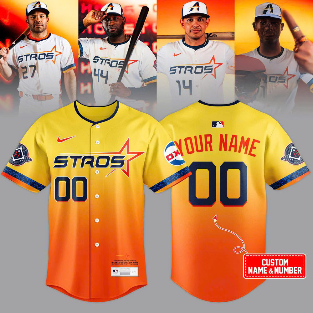 Personalize Houston Astros 2025 City Connect The Next Frontier Baseball Jersey Baseball Best Gifts