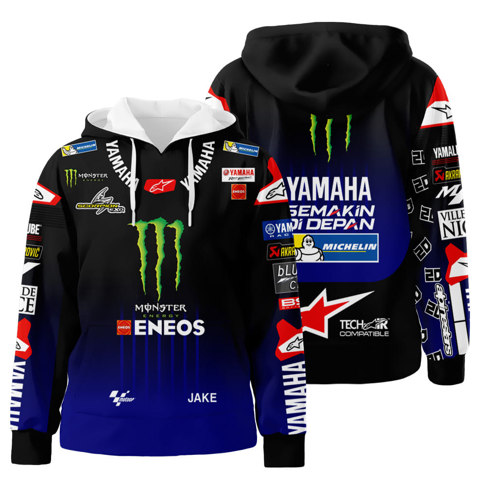 Personalized Monster Energy Eneos Branded Unisex 3D All Over Print Hoodie, Zip-Up Hoodie