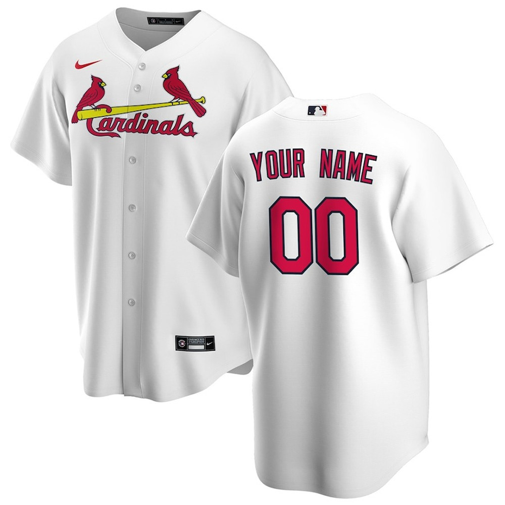 Personalized Nike St. Louis Cardinals White Jersey Father's Day Gifts