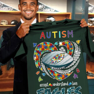 Philadelphia Eagles Autism Awareness Shirt Accept Understand Love Inspired Football Gifts