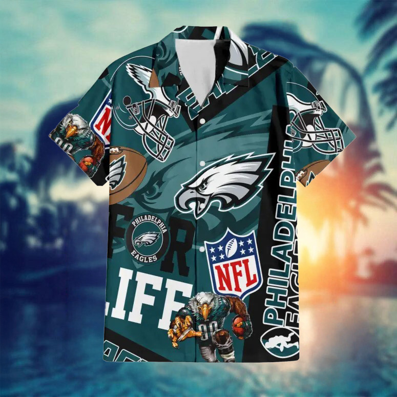 Philadelphia Eagles For Life Hawaiian Shirt Football Related Gifts