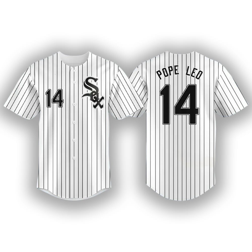 Pope Leo 14 White Sox Jersey Best Gifts For Baseball Lovers - White, 3XL