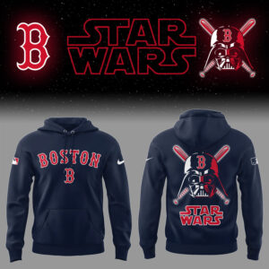 Red Sox Baseball 2025 Limited "Red Sox x Star Wars" Navy Hoodie Baseball Team Gift Ideas