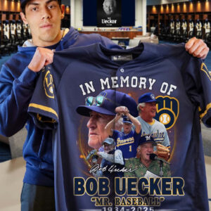 RIP Bob Uecker Baseball Jersey In Memory Of Mr. Baseball Brewers Bob Uecker Jersey Shirt