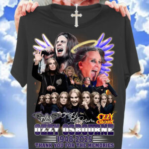 RIP Ozzy Osbourne 1948 2025 Thank You For The Memories Shirt Fan Merch Gifts For Dad
