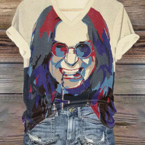 RIP Ozzy Osbourne Mama I'm Coming Home V-neck Shirt Ozzy Osbourne Shirt Gifts For Fans