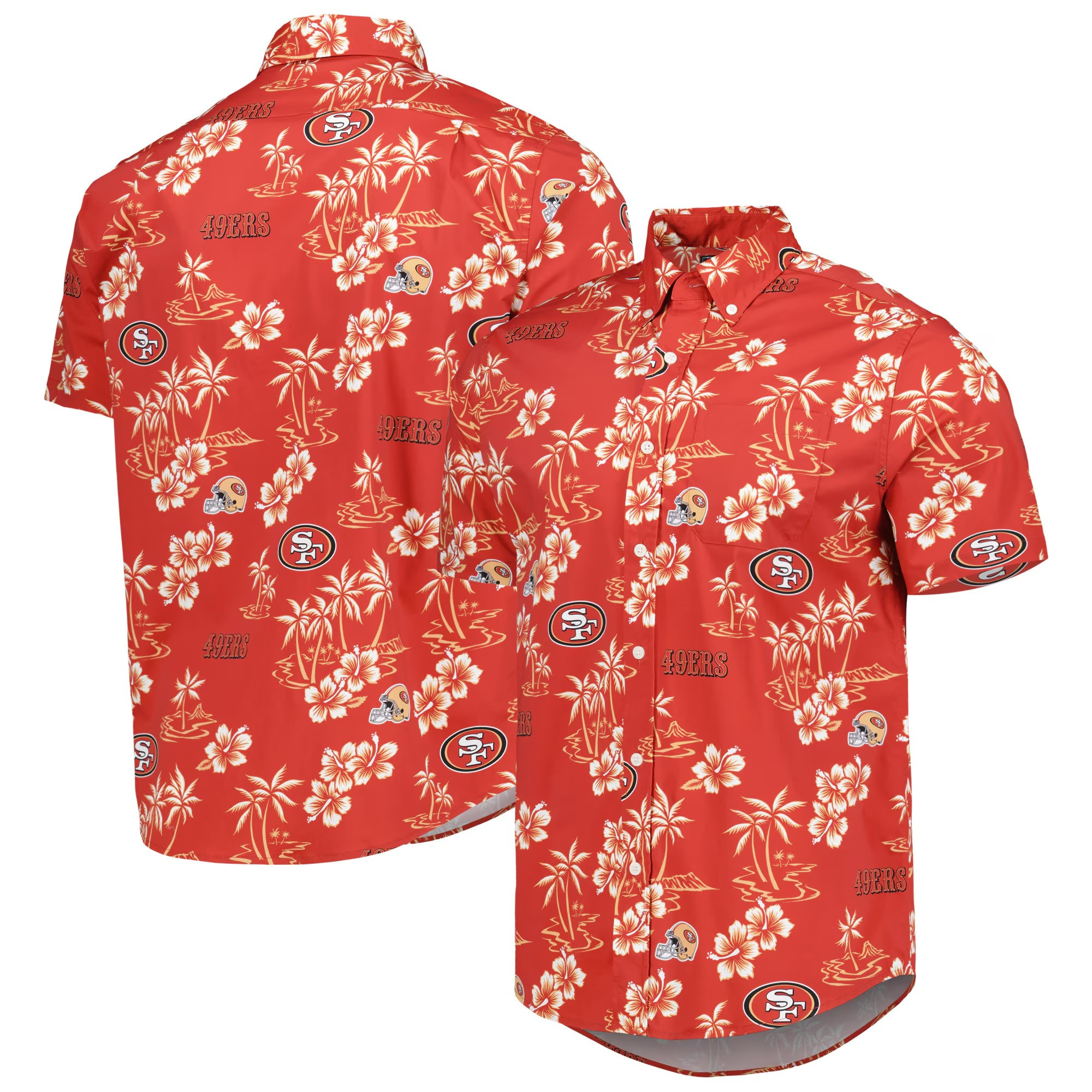 San Francisco 49Ers Hawaiian Shirt NFL Aloha Shirt Presents For Football Lovers