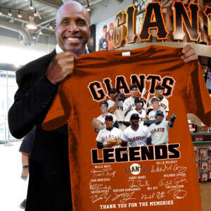 San Francisco Giants Legends Shirt Signature Thank You For The Memories Fan Gifts