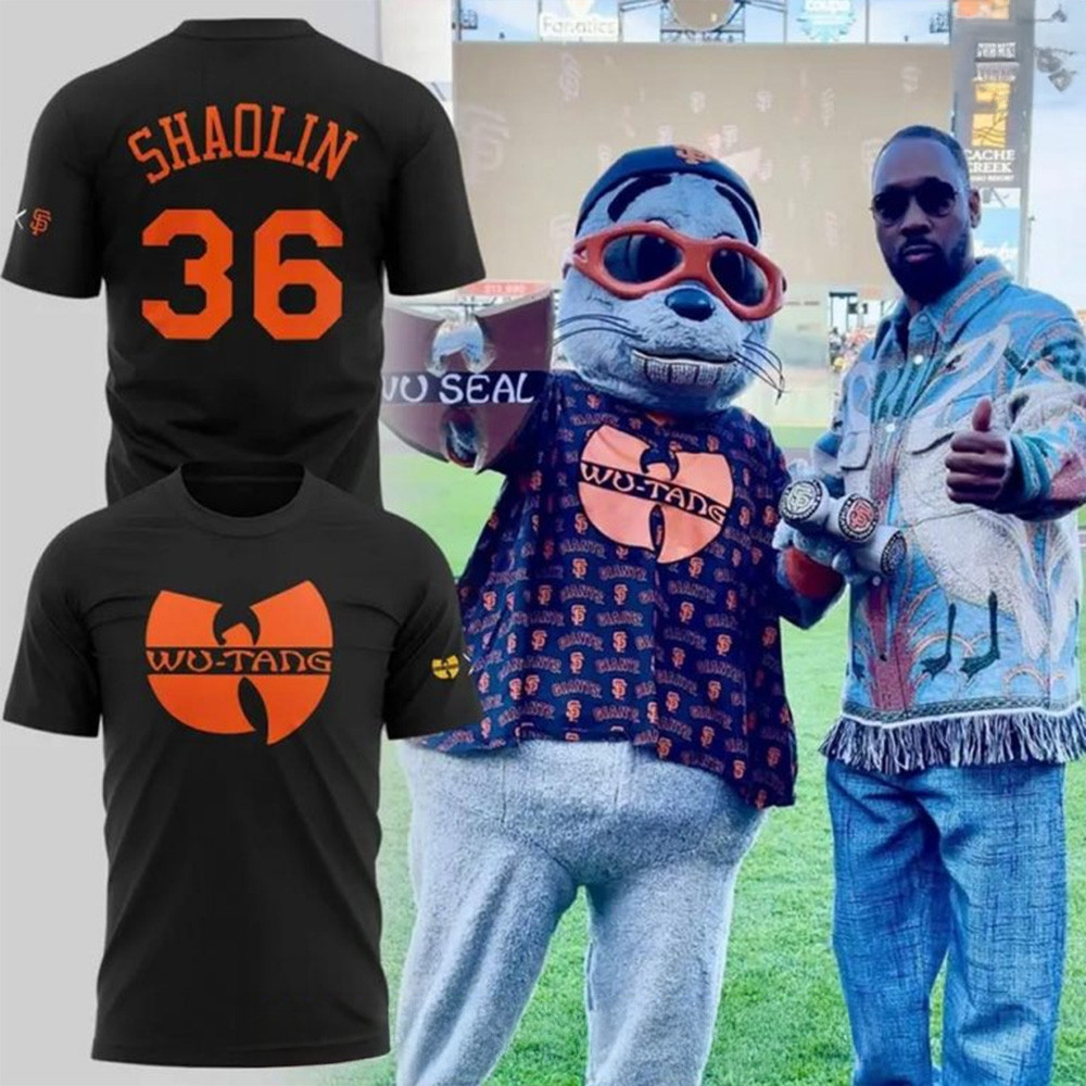 San Francisco Giants x Wu-Tang Clan T-Shirt Presents For Baseball Lovers