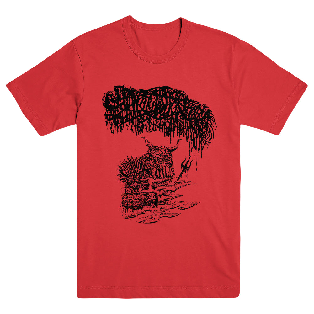 Sanguisugabogg Merch Warlord Red Shirt Sanguisugabogg Shirt Dad Gifts For Father'S Day 2025