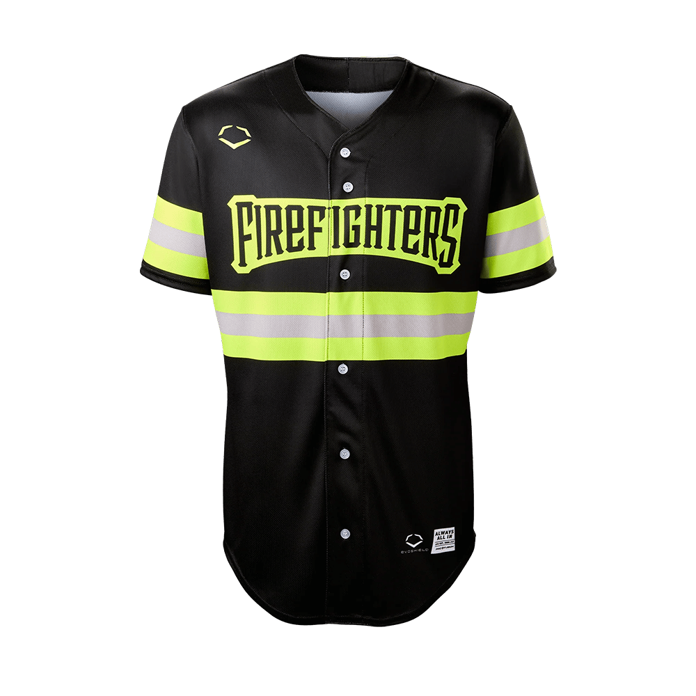 Savannah Bananas Jersey Savannah Bananas Merch Firefighters EvoShield Jersey Gifts For Father