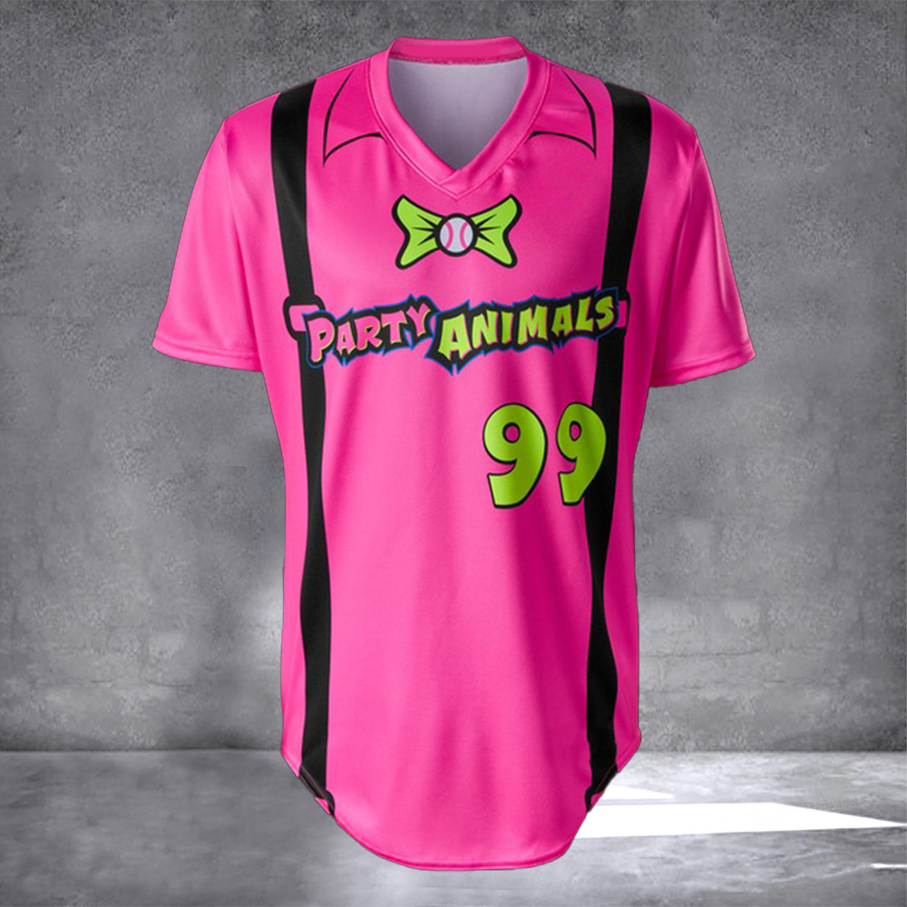 Savannah Bananas Jersey V-Neck T-Shirt Party Animals EvoShield Apparel