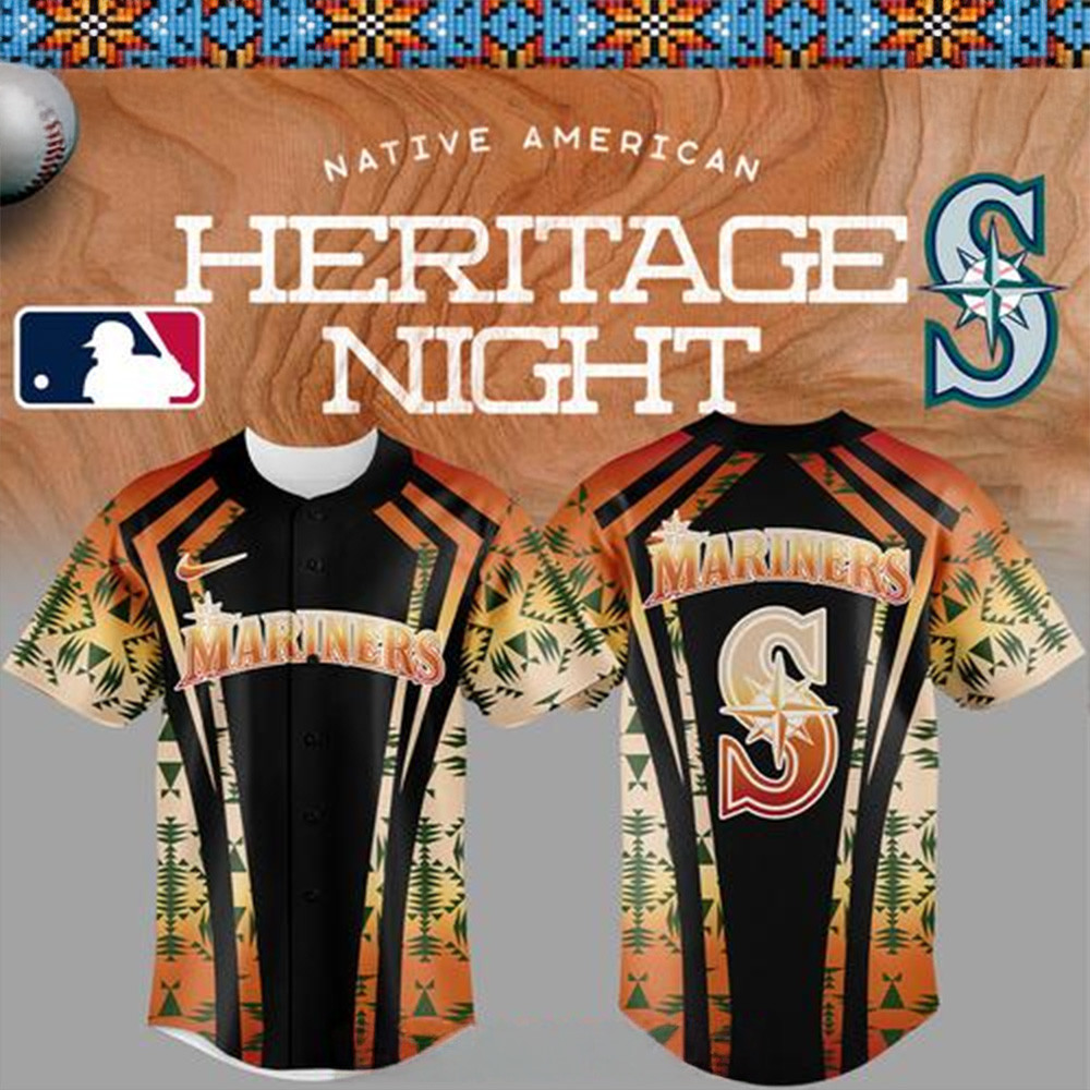 Seattle Mariners Native American Heritage Night 2025 Baseball Jersey Seattle Mariners Merch