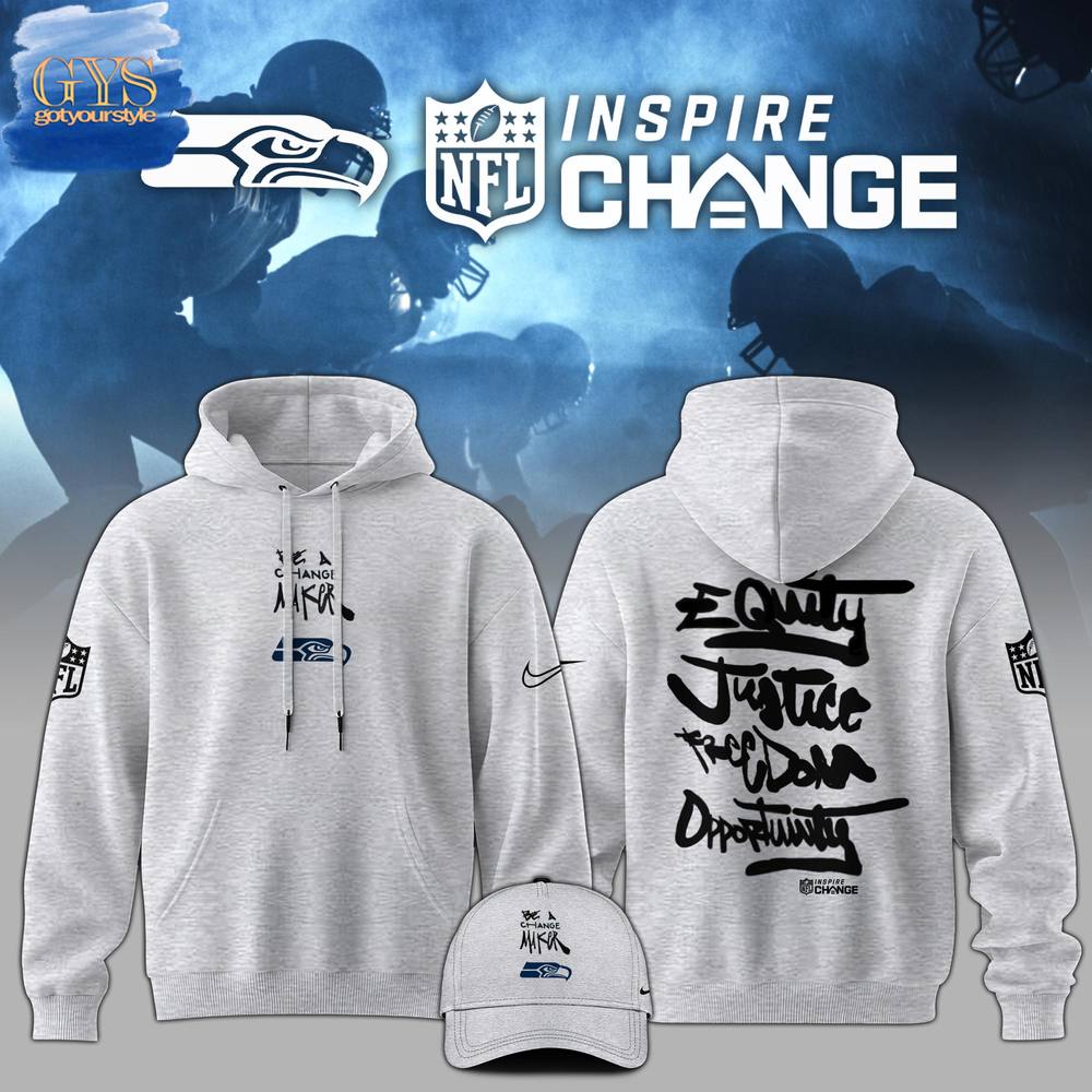 Seattle Seahawks NFL Be A Change Maker Hoodie