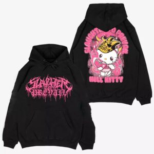 Slaughter To Prevail Hell Kitty Hoodie Gifts For Band Fans