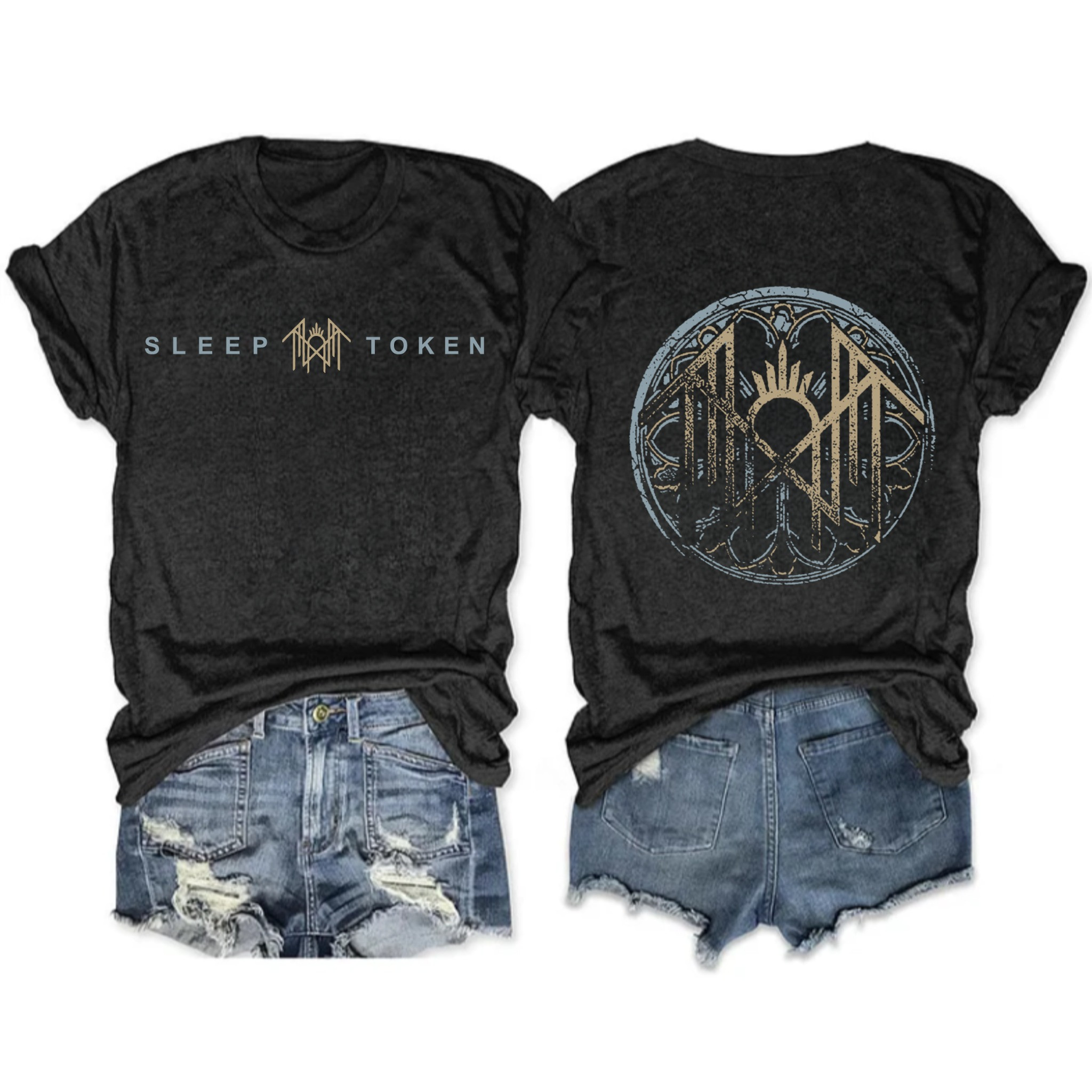 Sleep Token Tour Merch Women's T-Shirt Sleep Token Merchandise Fan Gifts For Her