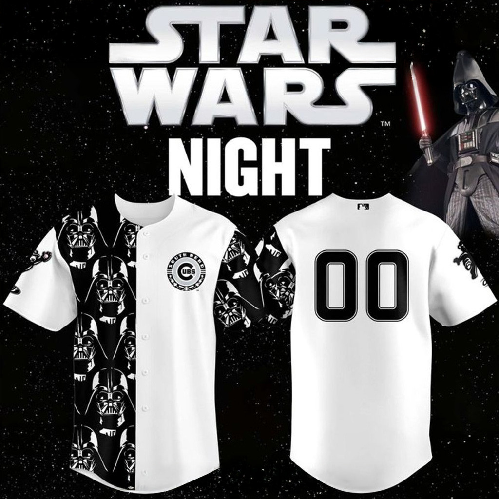 South Bend Cubs x Star Wars Night 2025 Baseball Jersey