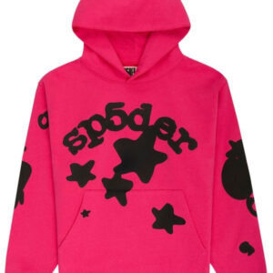 Sp5der Beluga Hoodie Pink Stars 555 Spider Web Hoodie Apparel Merch Clothing Awesome Gifts