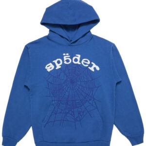 Sp5der Hoodie Blue 555 Spider Web Hoodie Clothing Spider Worldwide Young Thug Hoodie