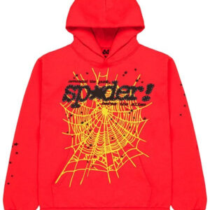 Sp5der PNK V2 Hoodie Red 555 Spider Clothing Spider Young Thug Merch