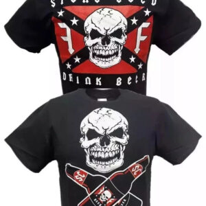 Stone Cold Steve Austin Drink Beer Skull Flag T-shirt Gifts For Dad