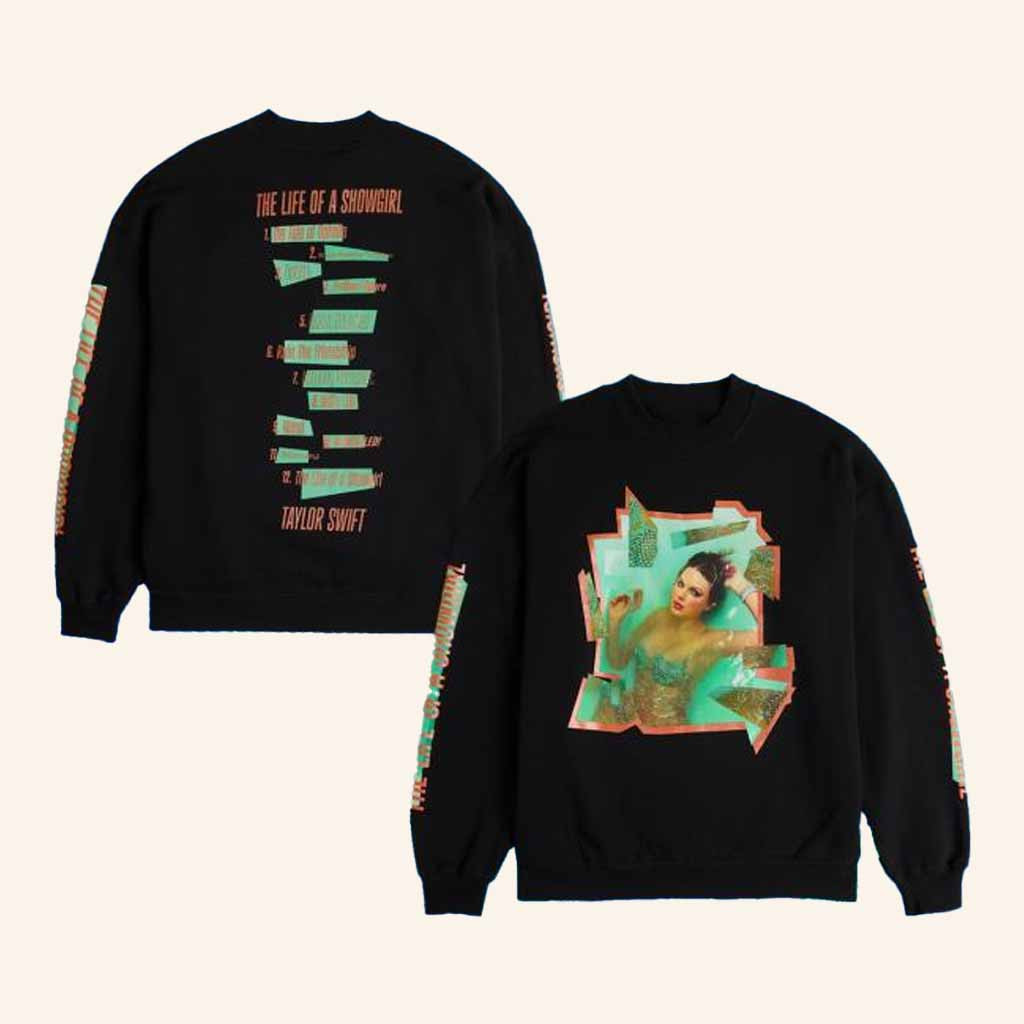 Taylor Swift Merch The Life Of A Showgirl Hoodie Best Gift For Swifties