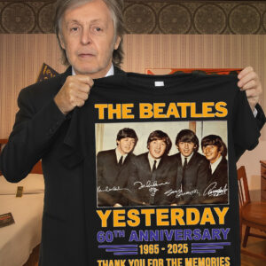 The Beatles 60Th Anniversary Of Yesterday Shirt 2025 Thank You For The Memories Fan Gifts
