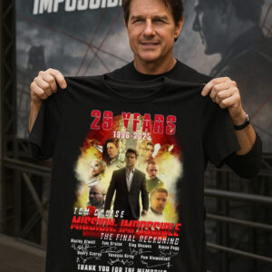 Tom Cruise Mission Impossible 29 Years Anniversary T-shirt Gifts For Fans
