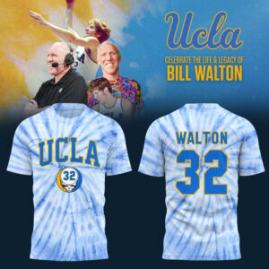 UCLA Bruins Honors The Late Bill Walton Tie Dye Shirt Honor Grateful Dead Basketball Legend
