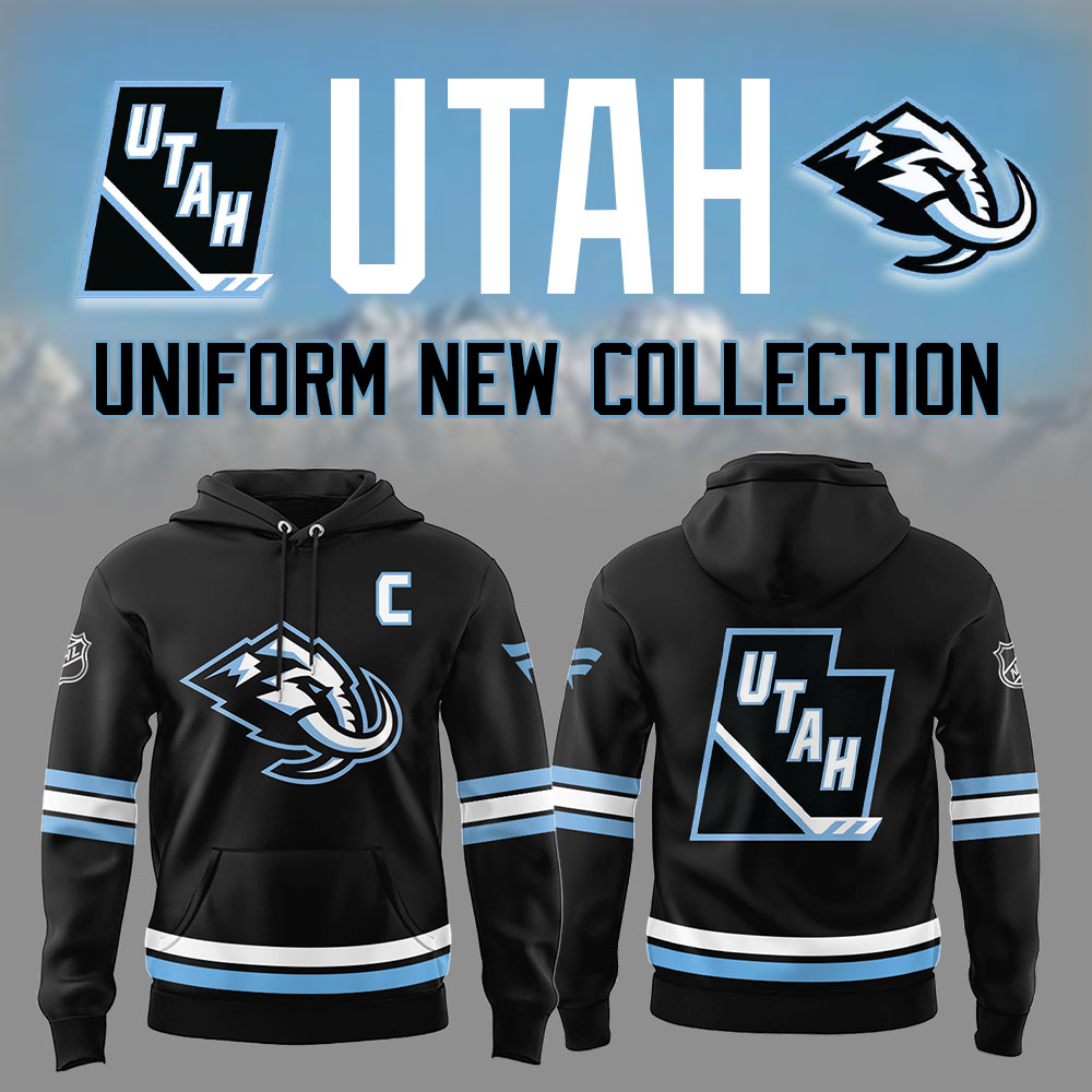 Utah Mammoth x Uniform New 2025 Home Hoodie Gift For Hockey Fans - Black, L
