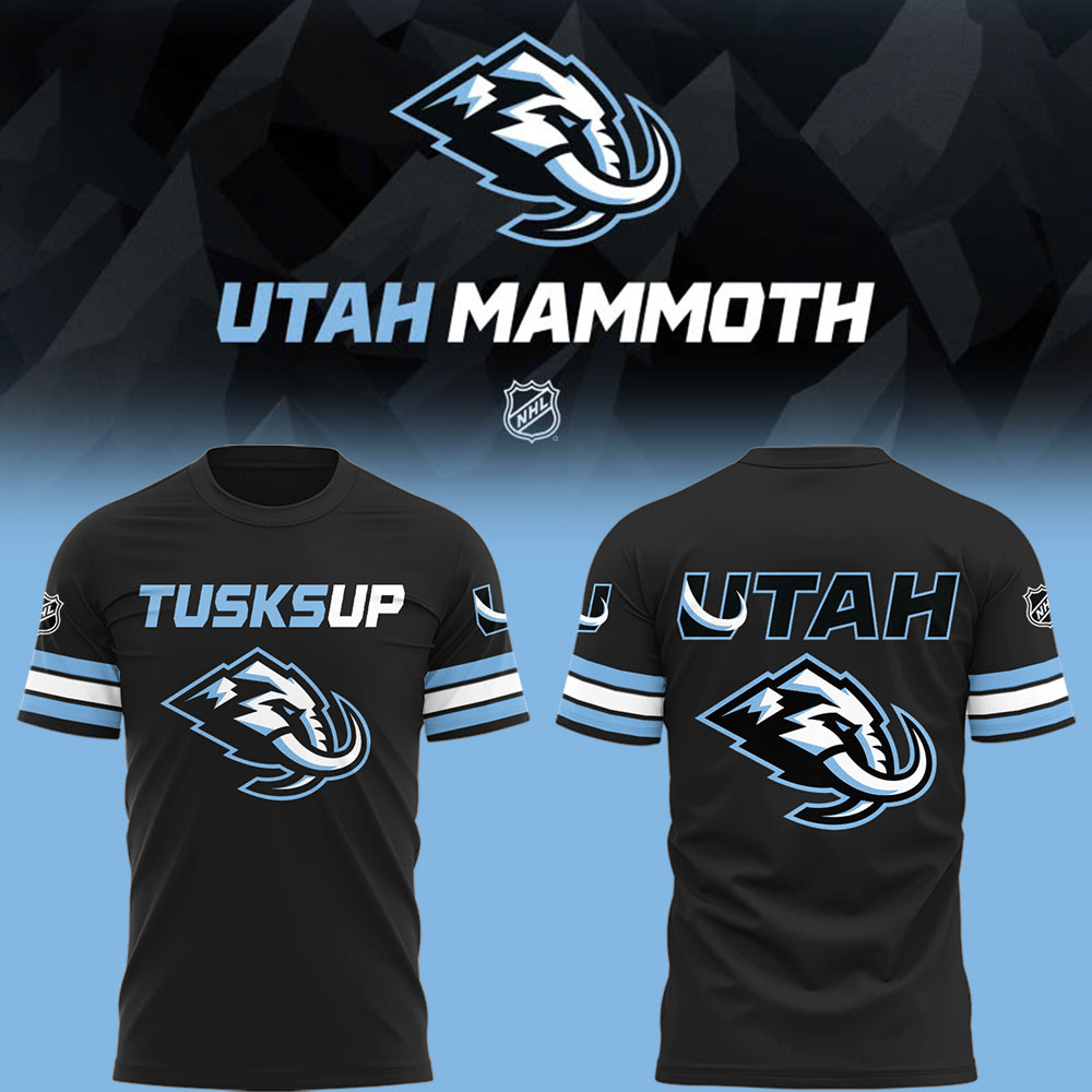 Utah Mammoth x Uniform New 2025 T-Shirt Presents For Fans - Navy, L