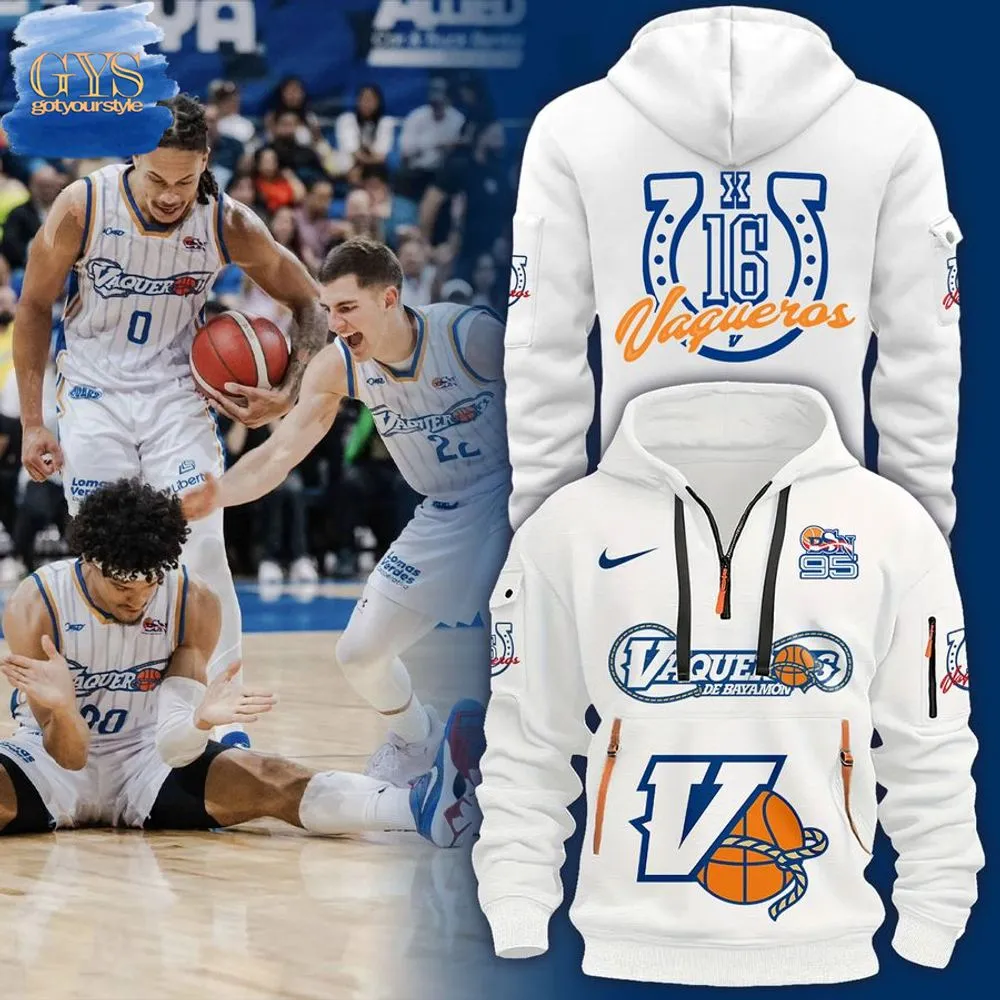 Vaqueros de Bayamon BSN 2025 Quarter Zip Hoodie â€“ Basketball Special 