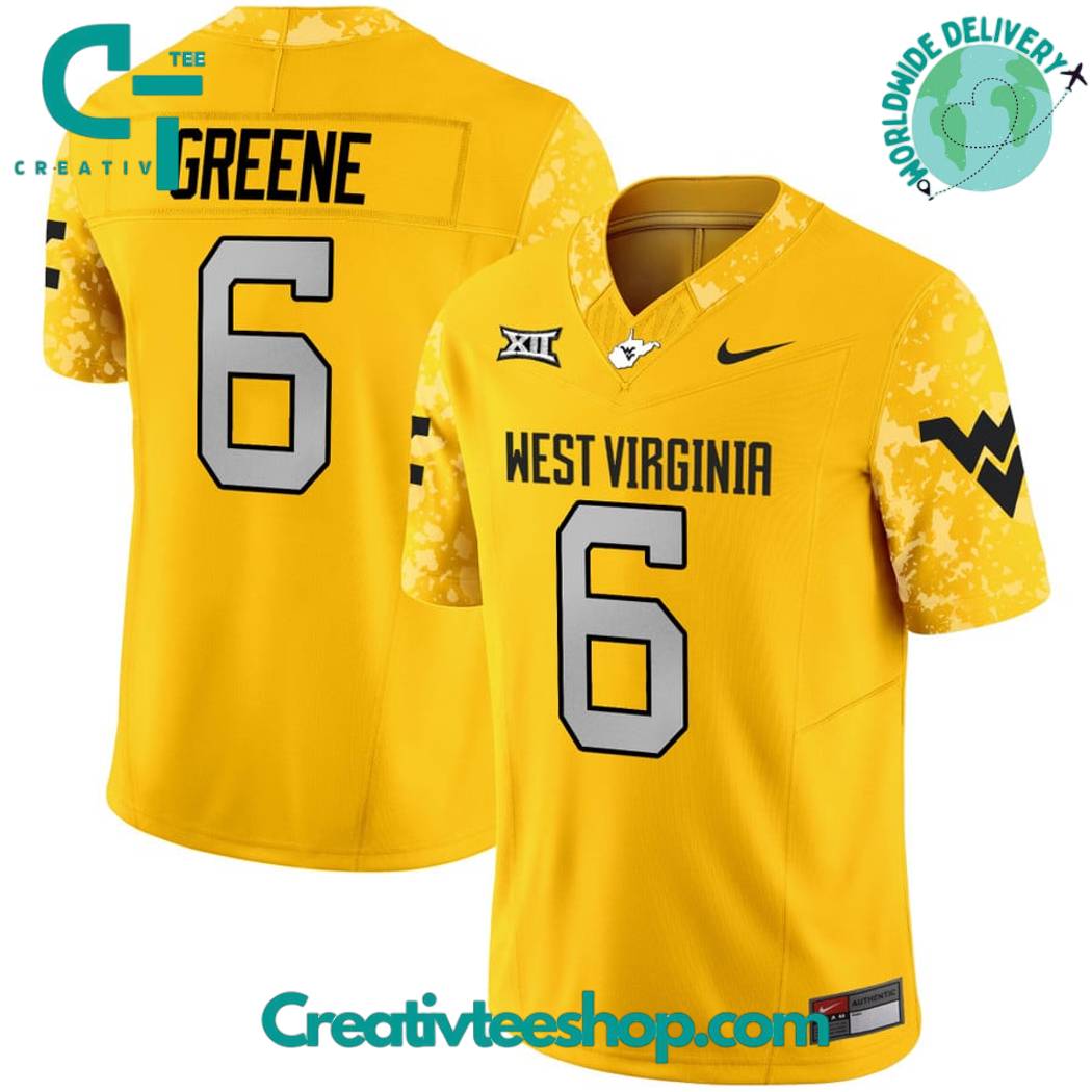 West Virginia Mountaineers 2024 Gold Jersey