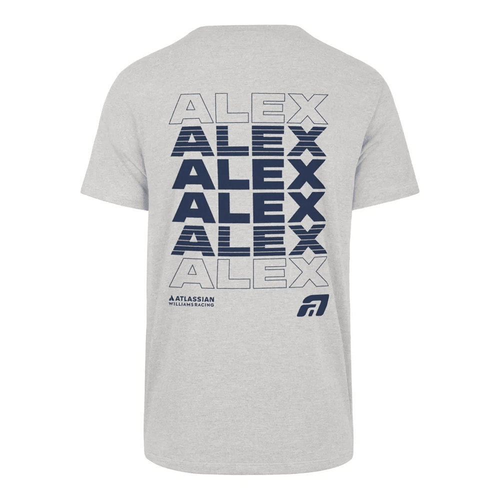 Williams F1 Merch Alex Repeat Atlassian Williams Racing F1 T-Shirt Williams Racing Merch