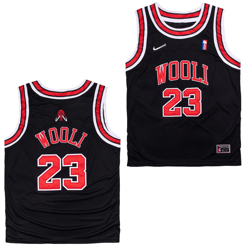 Wooli Merch Black Chicago Basketball Jersey Awesome Father's Day Gifts