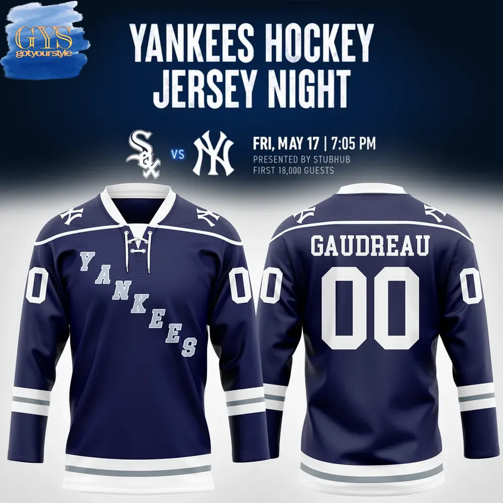Yankees Hockey Jersey Night 2025 Limited Edition Jersey
